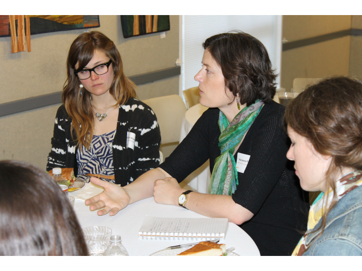 Deputy Director Marianne Page shares her thoughts on poverty research with graduate students.
