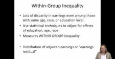 Week 3: Module 3.2 Across- versus Within-group Inequality 
